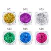 Mtssii 1g Colorful Shiny Laser Strip Irregular Paillettes Sequin Flakes Dust Nail Art Manicure Decor