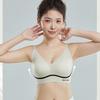 Summer Thin Bra Women's Soft Support Seamless Bra Gathering Anti Sagging and Double Breast Bra