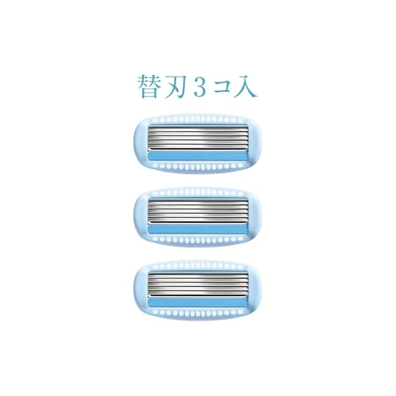 Schick Hydro Silk Salon Plus Replacement Blades (3-pack) with Skin Guard, Women's Razor, White