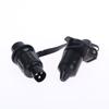 Tomada de Reboque de 12V com 3 Pinos Conector de Plugue Plano Plástico Conector de Cabo para Carro Europeu Tomada Plugue de Alimentação para Reboque Caminhão
