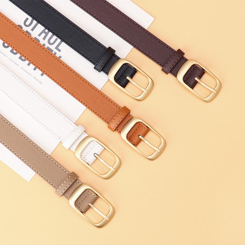 Stylish Women's Korean Alloy Buckle Belt - Versatile and Elegant