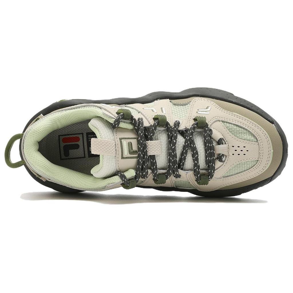 FILA Panini Comfortable Versatile Durable Low-Top Casual City Commuting Running Shoes Women sneaker Green White F12W412111FTA