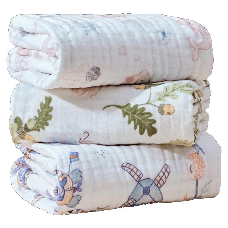 JOYNCLEON Baby Pure Cotton Gauze Bath Towel 70*100cm