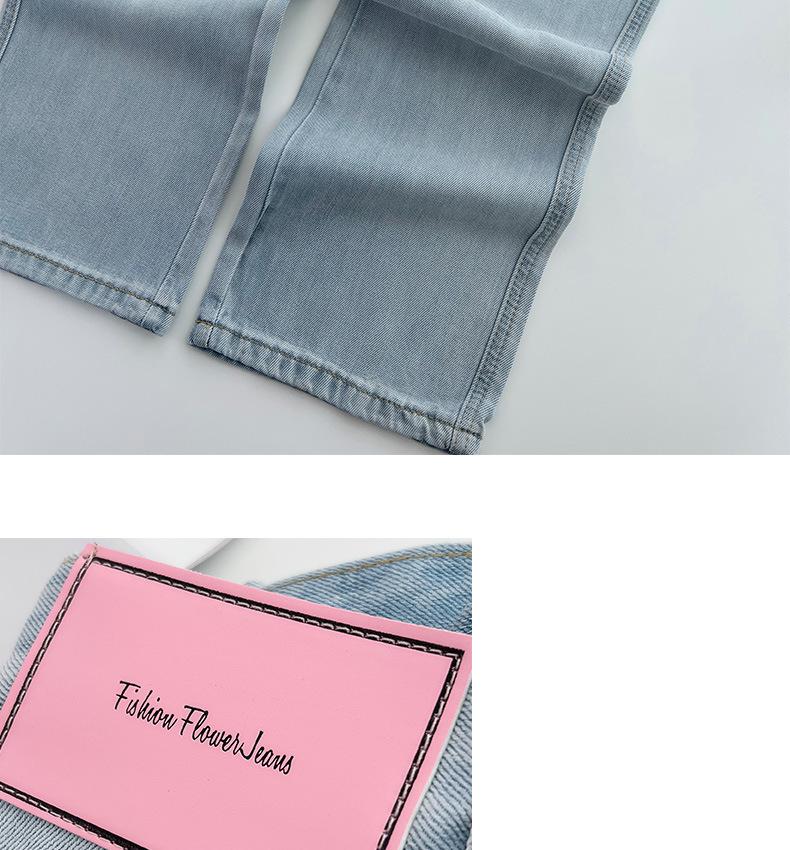 Damen Leichte Tencel Sommer Weitbein Hose - Hochtailliert, Slim-Fit und Gerades Bein Design