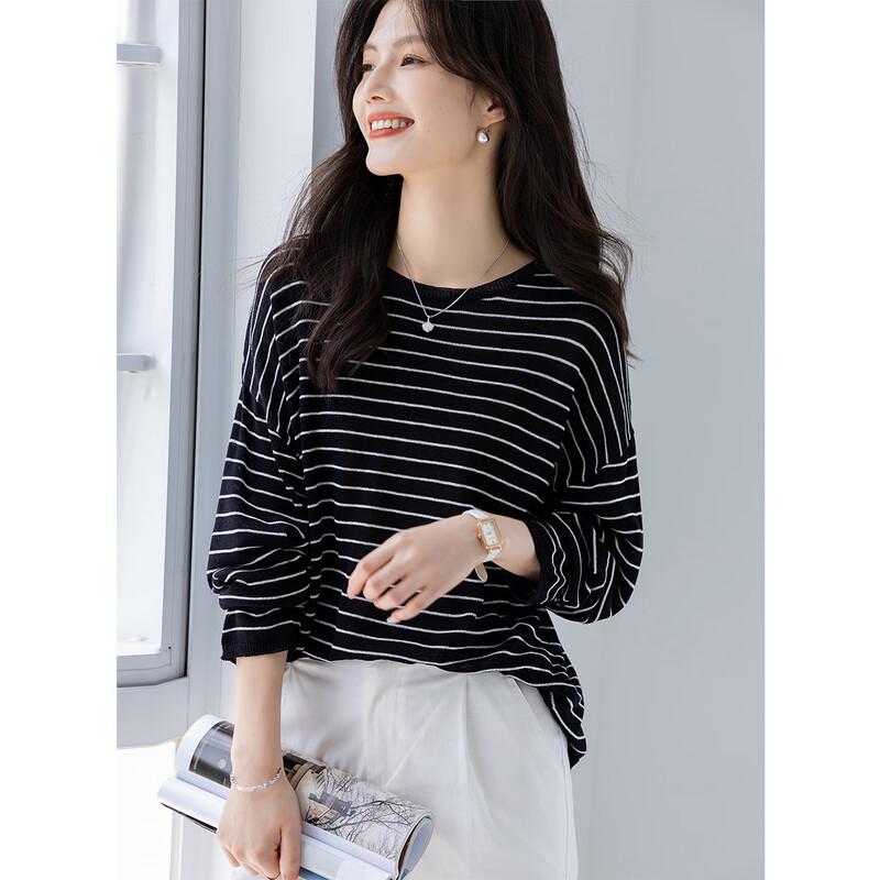 MOKANA Women's Long Sleeve Knit Sweater MKNJD3584