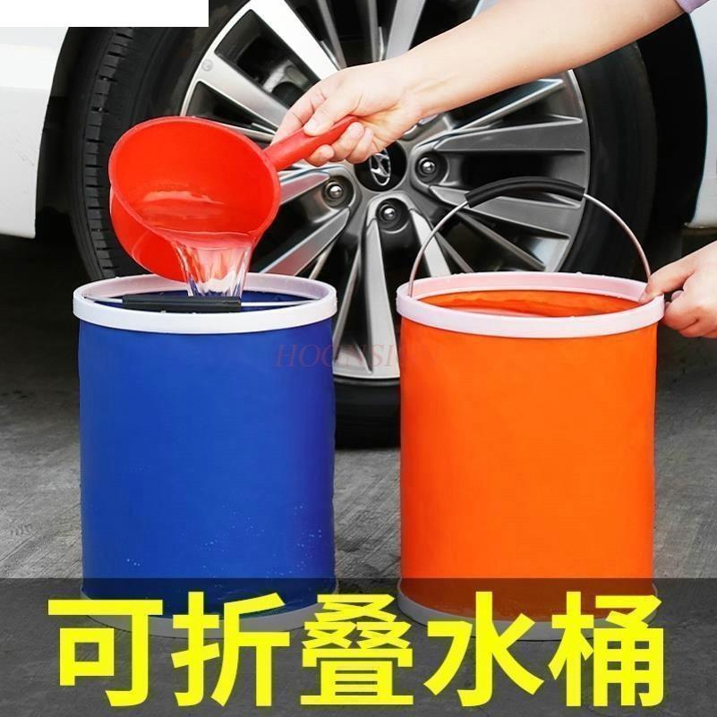 Foldable Bucket For Children'S Fishing Household Water Storage Telescopic Bucket Foldable And Portable