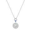 [Worn by Red Velvet Wendy] Silver Octagonal Star Signet 925 Silver Necklace N063-05T.