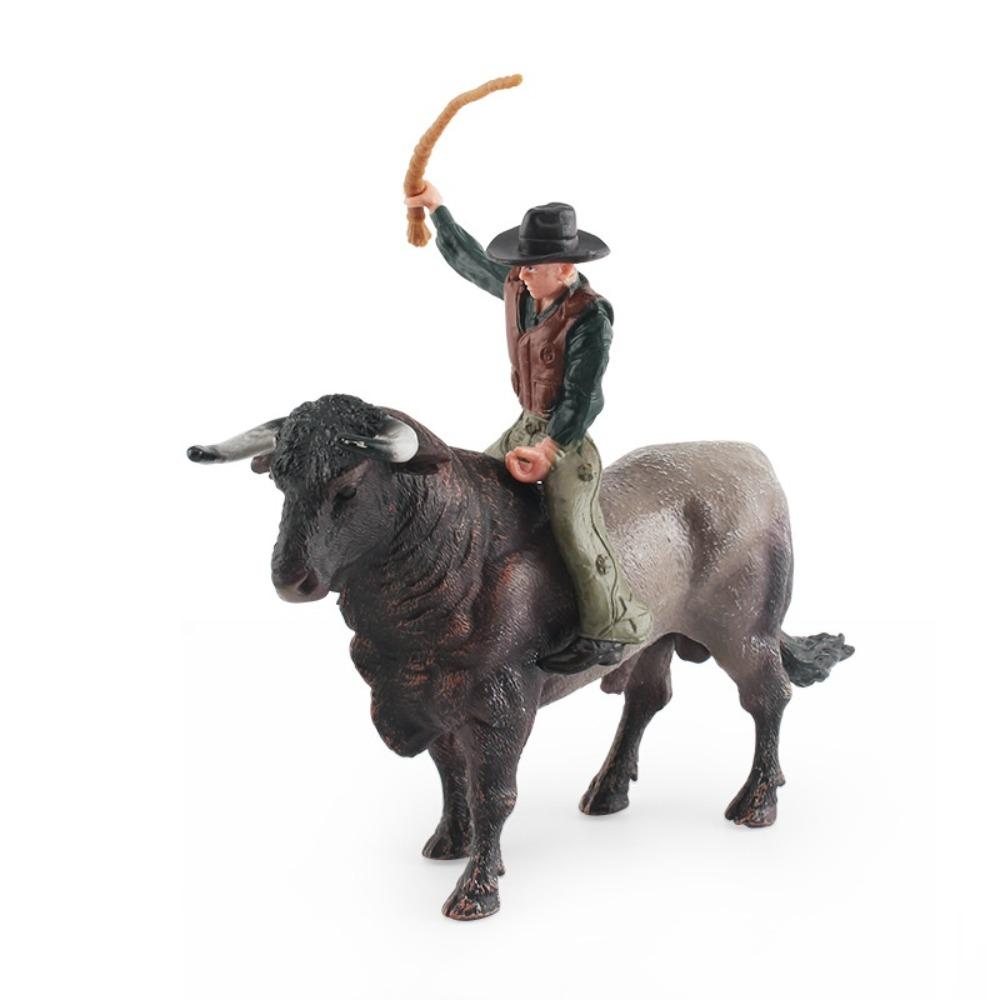 Farm Animals Poultry Cattle Model Simulation Calf Bull OX Figures  For Children