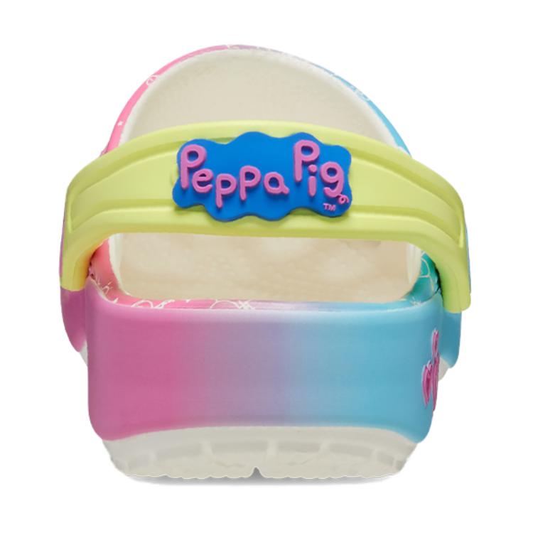 Crocs Peppa Pig x Classic Clog Toddler Blue Pink Gradient Baby Sneakers Multi 210476-90H