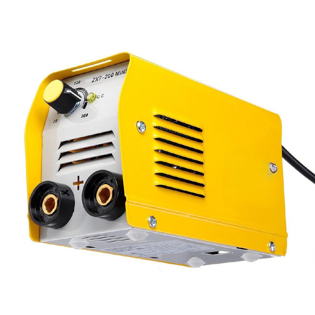 220V ZX7-200 Portable Mini Electric Arc Force Welding Machine With Insulated Electrode Inverter Welders
