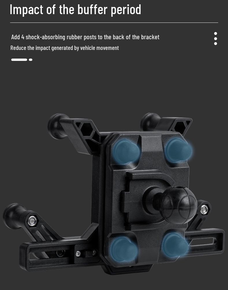 Universal Shock-Absorbing Phone Holder for Pedal Electric Motorcycles & Scooters