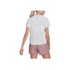 Adidas Adizero Heat Solid Color Round Neck Reflective Logo Sports Short Sleeve T-Shirt Women Tops White HD9768