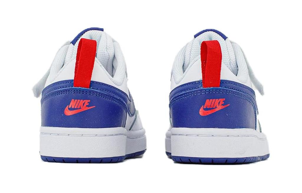 Nike Low 2 Low Top Skateboard Shoes White Blue Red Children Aged 3 7 Years Old BQ5451-113