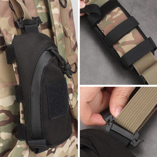 Nalaina Multifunctional Belt Pouch, Military, Tactical, Airsoft Backpack, Small Item Storage, Water-Repellent, Molle Compatible, Lightweight, Large Ca