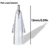 Replacement Pencil Tips For Apple Pencil 1 2 Generation 0.6mm Slim Nib Upgraded Mute Replace Anti-wear Transparent Pencil Tip