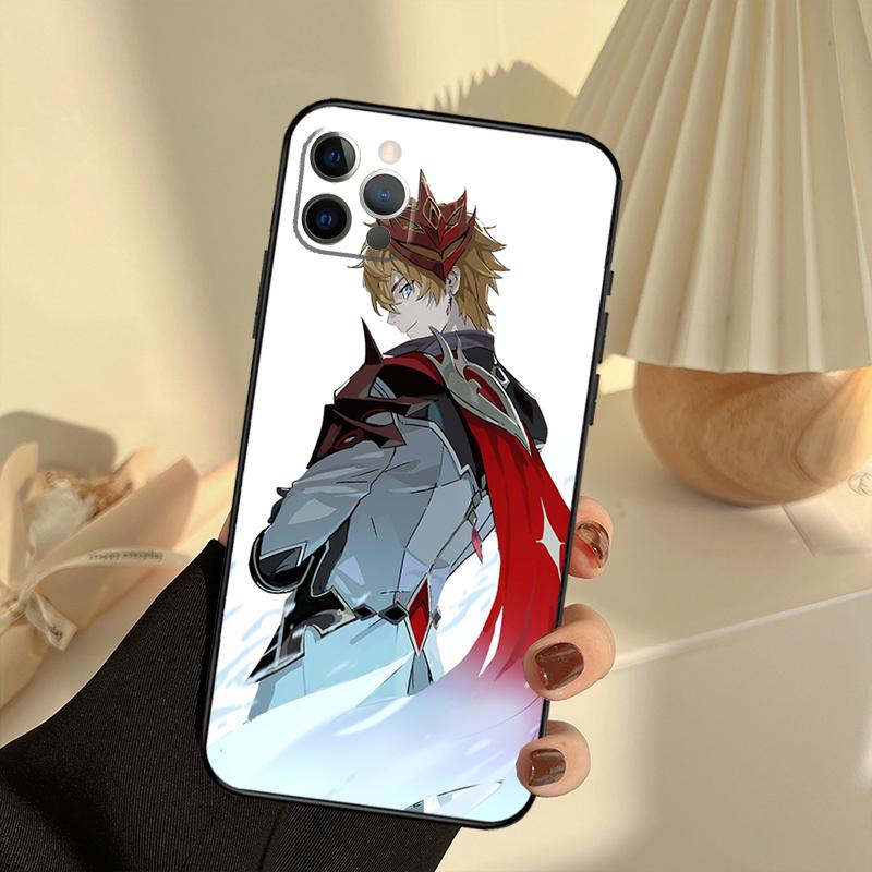 

Genshin Impact Tartaglia Phone Case For iPhone 17 16 15 14 13 11 12 Pro Max 13 mini 15 16 Plus 16e 17 Air Cover Funda iPhone 14Pro MAX