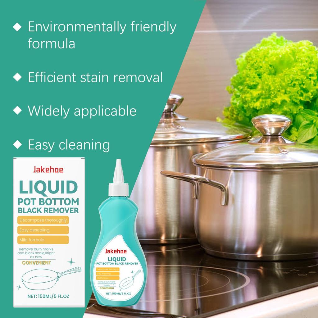 Pan Bottom Cleaner Cleaning Kitchenware Grease & Grime Cleaning & Polishing Anti-Rust Multi-Cleaning Solution