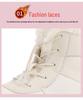 Women's Fleece-Lined Winter Boots, Plus Size, Wide Toe, Thick Cotton, Outdoor Warm Snow Shoes