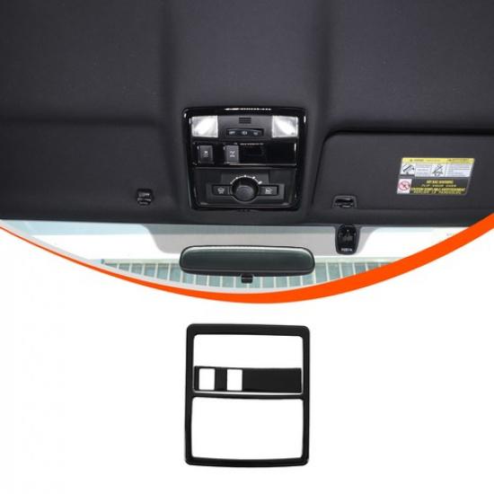 Glossy Black Front Reading Lamp Light Panel Trim For Toyota Tacoma 2015-