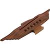 6 String Acoustic Guitar Bridge with Saddle Nut Pin Pickup Rosewood Guitar Bridge Replacement Part