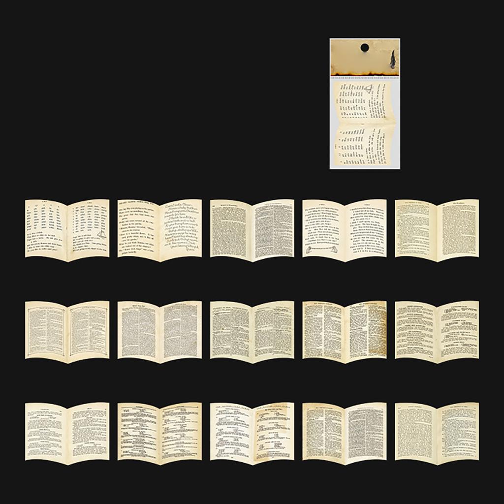 30 STÜCKE Vintage Papieraufkleber Dekorative Retro Alte Journal Schreibaufkleber Scrapbooking Zubehör