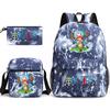 One Piece Anime Rucksack für Schüler Outdoor Campus Schultasche mit Federmäppchen Digitaldruck