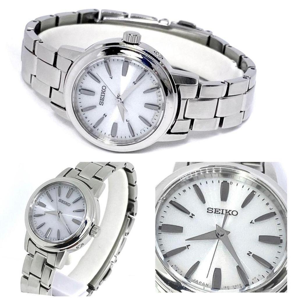 Used SEIKO Radio Solar Ladies Watch, Lightweight, Antimagnetic, 62,700 yen