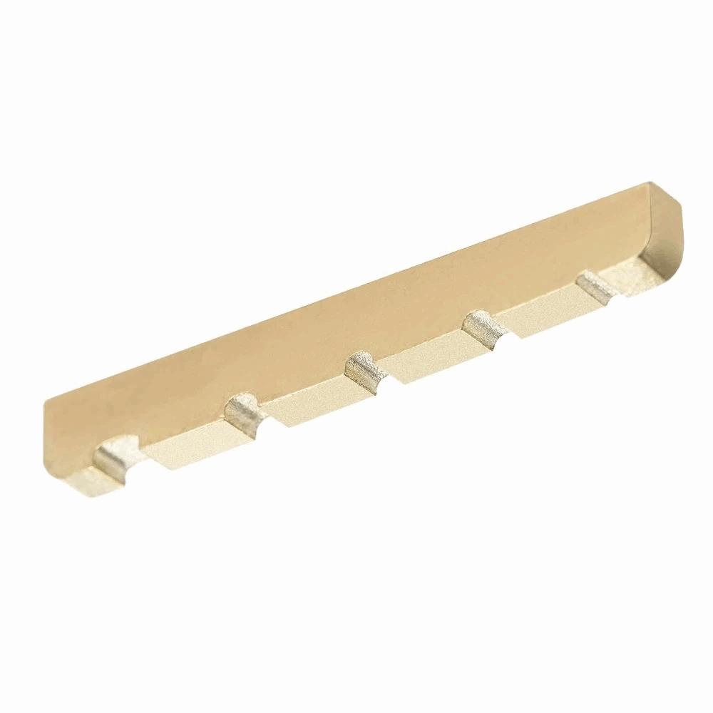Šířka 45 mm / Výška 3,5 mm / Velikost drážky 6-5 mm Matice pro elektrickou basovou kytaru Matice pro 5strunnou kytaru Elektrická basová kytara