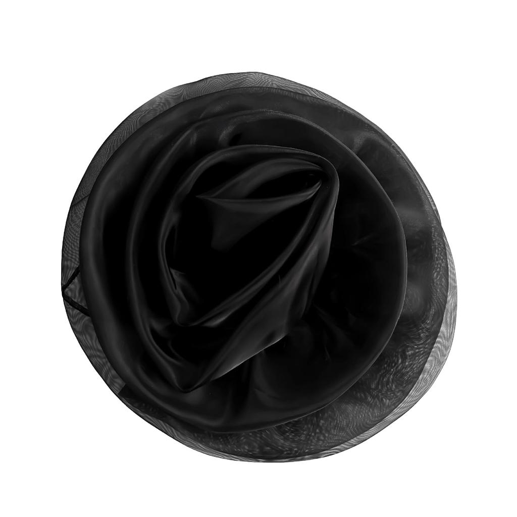 Oversized 3D Flower Brooch Handmade Flower Accessory for Clothing and Home Decors with Realistic Polyester Texture