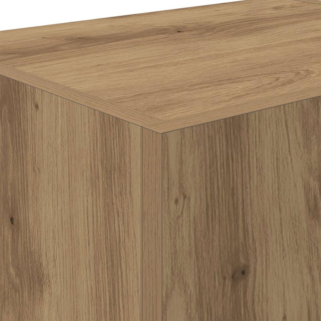 Wall Mounted TV Cabinet 40.5x30x40cm Artisan Oak Engineered Wood
