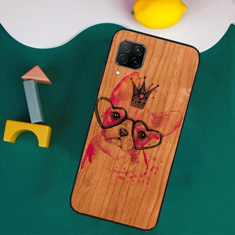 Hirsch Löwe Elefant Holz Tier Für Huawei Nova Y61 Y91 Y73 Y72 Y70 Y60 Y90 12s 12i 11i 8i 9 10 SE P30 P40 Lite P60 Pro Hülle