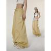 2026 Womens Parachute Cargo Pants Straight Leg Loose Vintage Embroidered Casual Trousers