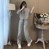 Women Casual Sportswear Set Fashion Loose Fit Two Piece Outfit Spring Autumn Trendy Youthful Slimming