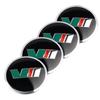 ABCDGI1 4Pcs 56/60MM Car Emblem Wheel Center Hub Cap Badge Sticker Accessories For Skoda Kodiaq Octavia Enyaq Kamiq Scala Rapid MK2 MK3