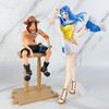Four Models of One Piece At the Bar, Anime Figures Standing Pose, Empress Standing Pose, Vivi Lying Down, Nami Sitting Pose, Ace Ornaments