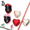 Heart-shaped LED Jewelry Box for Rings and Necklaces