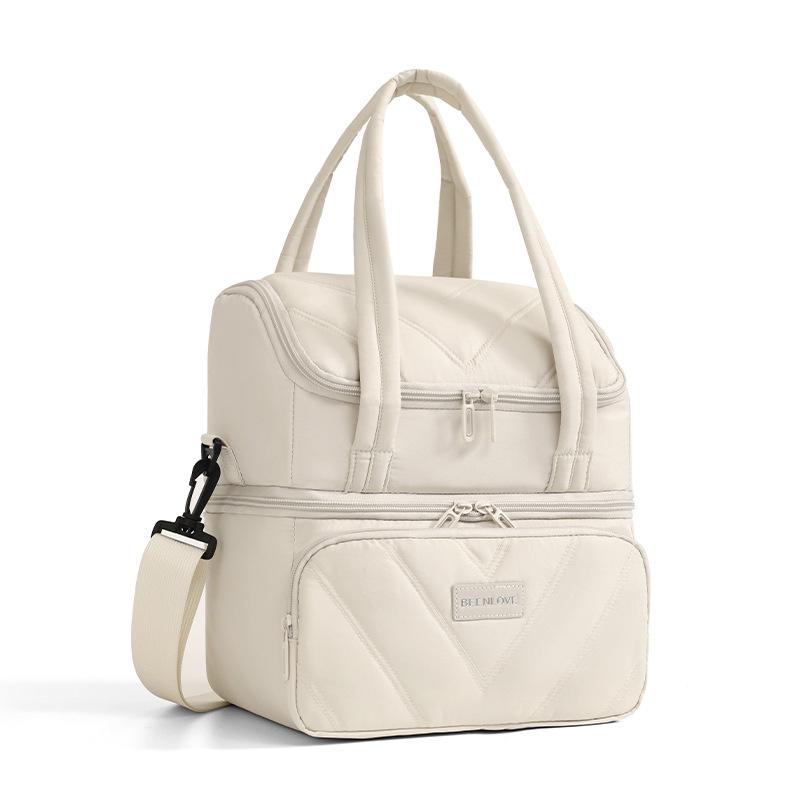 Isolierte Lunchtasche mit großer Kapazität, Mehrfachtaschen-Design, Lunchbox, Wasserdicht, Tragbare Handtasche, Picknicktasche