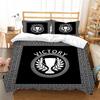 3D Digital Printing Luxury Quilt Cover Pillowcase Single Double Bed Household Textile Microfiber Soft Bedding Set 2/3 Pieces Gift