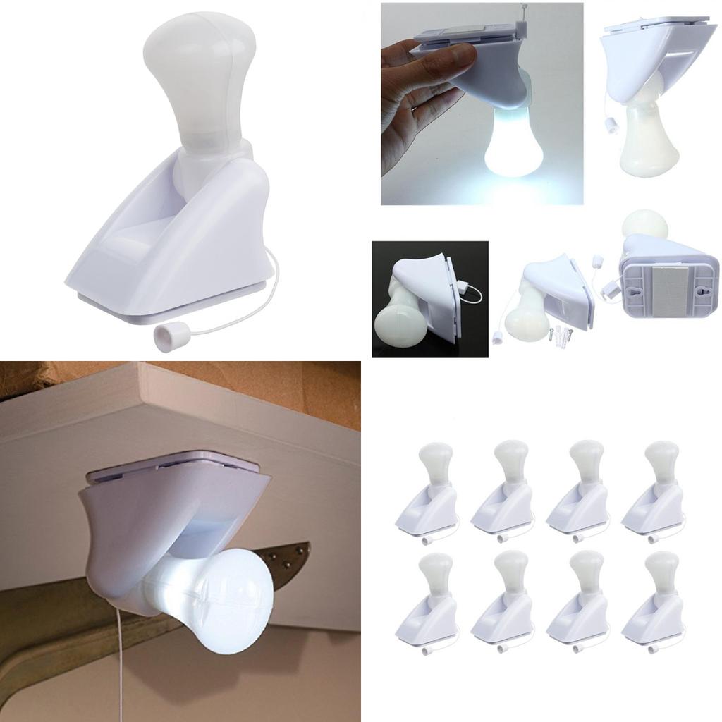 Modern Simple Mini Pull Cord Night Light For Cabinets And Bedside Use