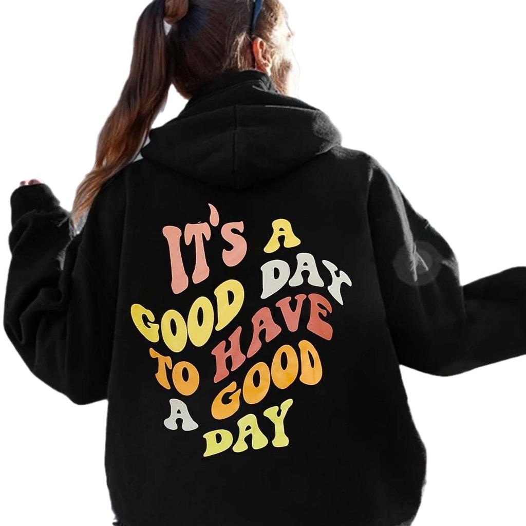 Independent station, European and American fashion women's clothing autumn and winter letter printing versatile casual long sleeves, pullover