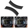 2pcs Carbon Fiber Car Console Navigation Frame Trim Stickers Fit for Mini Cooper Countryman F60