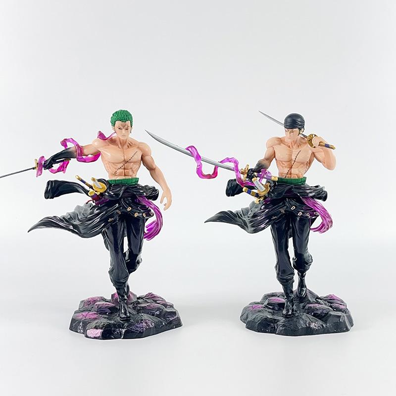 One Piece Onigashima Luffy, Zoro, Ace, & Sanji Anime Figurine Set