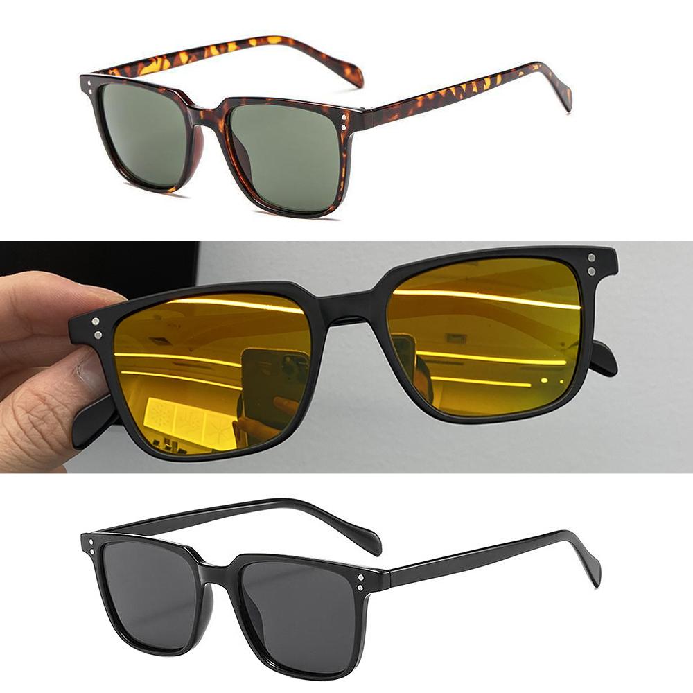 3 Pcs/Set New Rectangle Sunglasses Women Men Vintage Brand Square Sun Glasses for Women Shades Female Eyewear Unisex Glasses