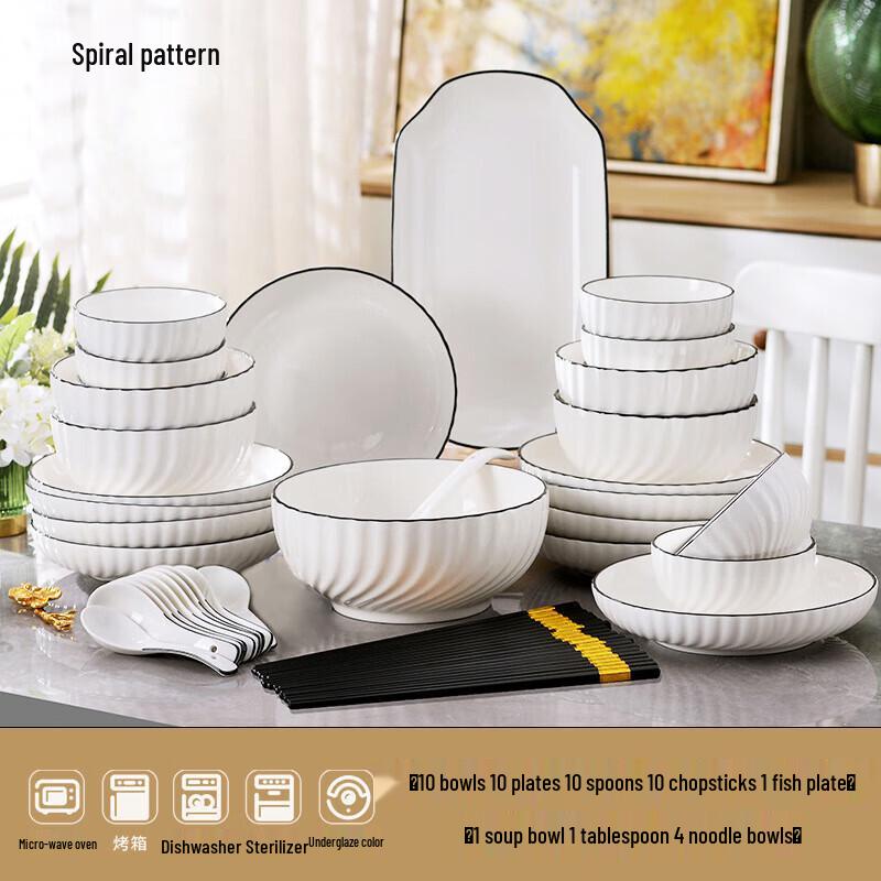 ZISIZ Luxus-Geschirrset