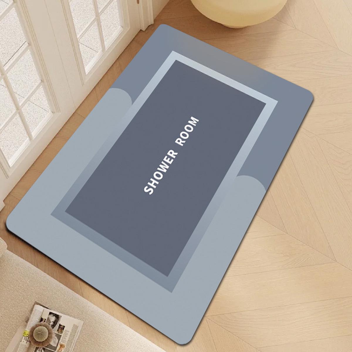 Diatom Mud Easy-Clean Foot Mat - Stain-Resistant Home Entrance Door Mat 40x60cm [New Diatom Mud]