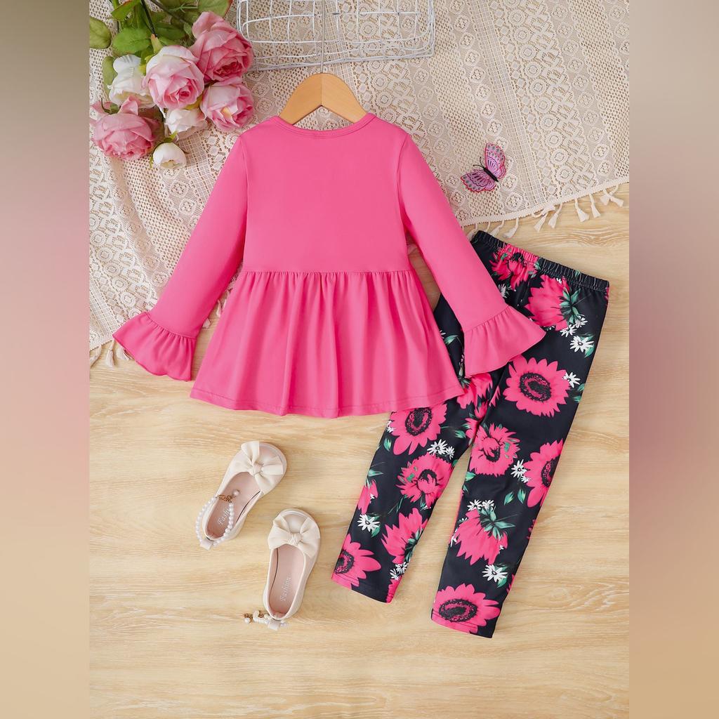 Kids' Long-Sleeve Top Set - Casual, Stylish & Versatile Children's Outfit