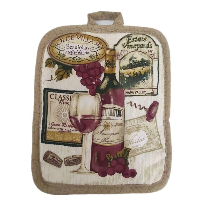 1Pc 17x22cm Rectangle Sewing Cotton Heat Resistant Pot Holder Pads Table Mat Placemat Kitchen Baking Tool