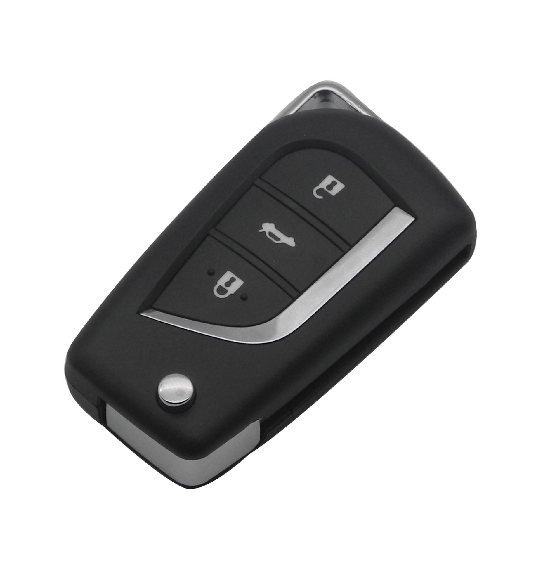 Compatible with 2015 RAV4 3-Button 315MHz Folding Remote Key