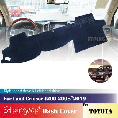 For Toyota Land Cruiser 200 J200 2008~2019 Anti-Slip Dashboard Cover Protective Pad Car Accessories Sunshade Carpet 2009 2010