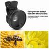 Clip-on 0.45X Wide Angle 12.5 Times Camera HD Macro Lens for Smart Mobile Phone